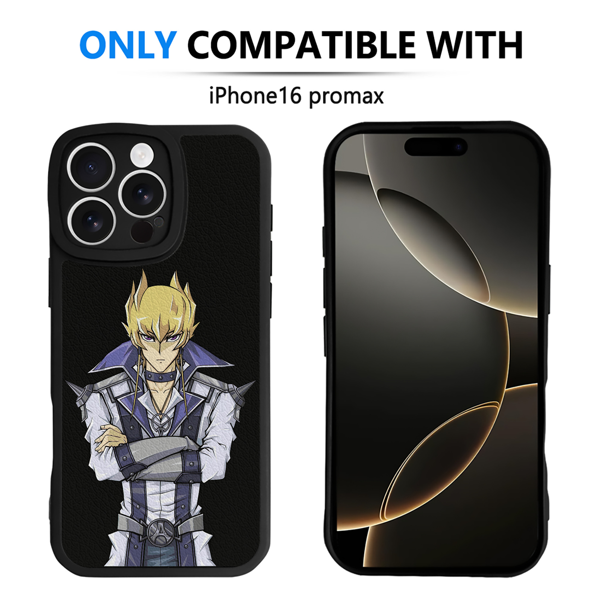 遊☆戯☆王 Yu-Gi-Oh! 【iPhone 16シリーズ対応】シリコンスマホケース（レザー調） 材質：シリコン